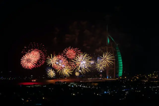 Enjoy the Dubai Fireworks Display