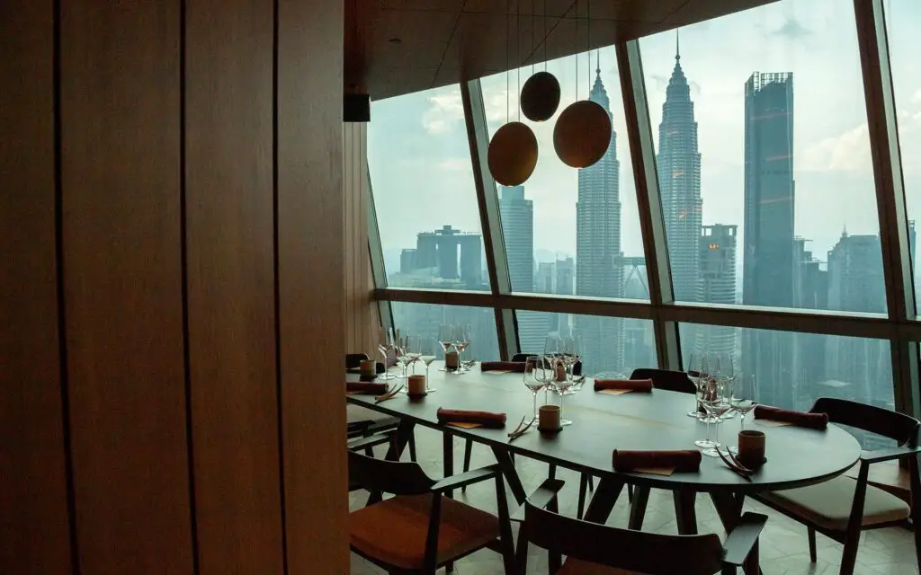 Dining With a View of KL at Dewakan