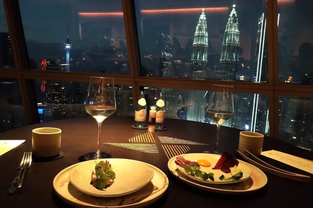 Dining With a View of KL at Dewakan
