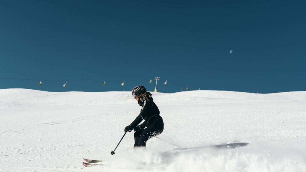 Skiing in St. Moritz